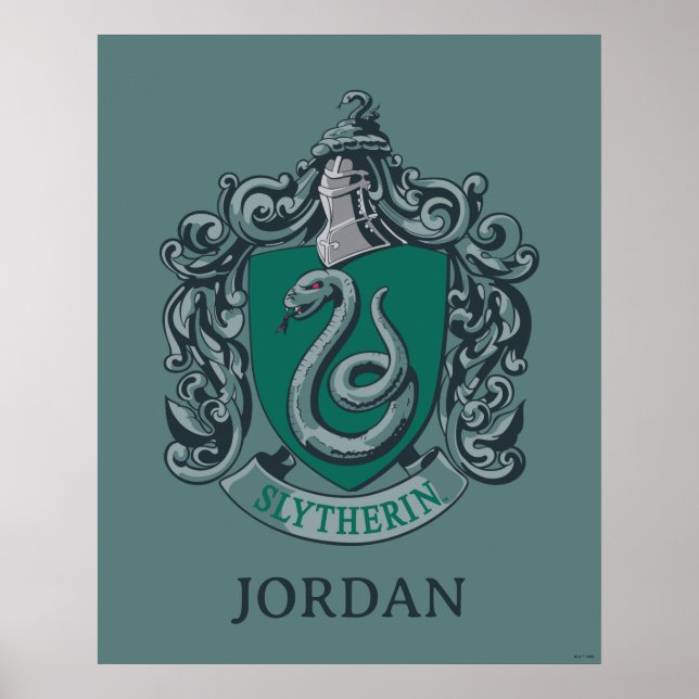 Harry Potter | Slytherin Crest Green Poster (Vorne)