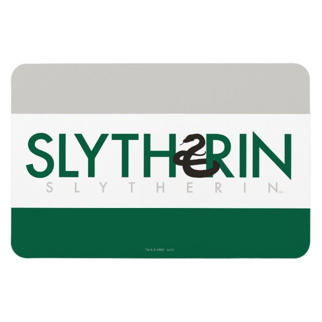 Harry Potter | Slytherin House Pride Logo Magnet (Horizontal)