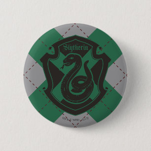 Harry Potter   Slytherin House Pride Wappen Button