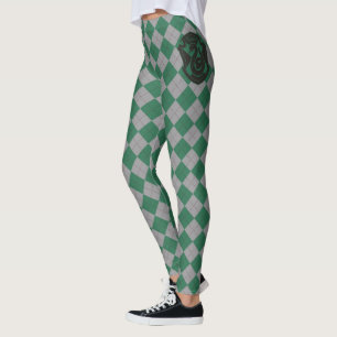 Harry Potter   Slytherin House Pride Wappen Leggings
