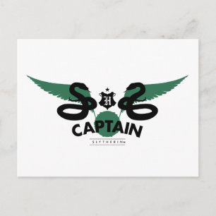 Harry Potter SLYTHERIN™ House Quidditch Captain Postkarte
