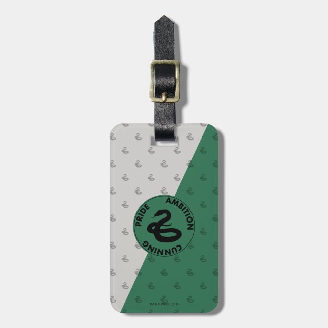 Harry Potter | SLYTHERIN™ House Traits Graphic Gepäckanhänger (Vorderseite vertikal)