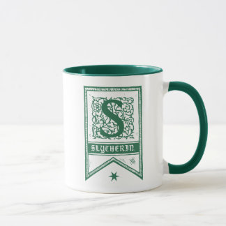 Harry Potter | Slytherin Monogram Banner Tasse