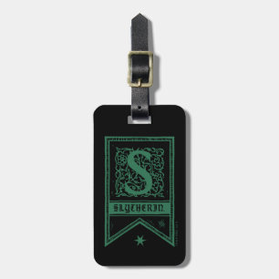 Harry Potter   Slytherin-Monogrammbanner Gepäckanhänger