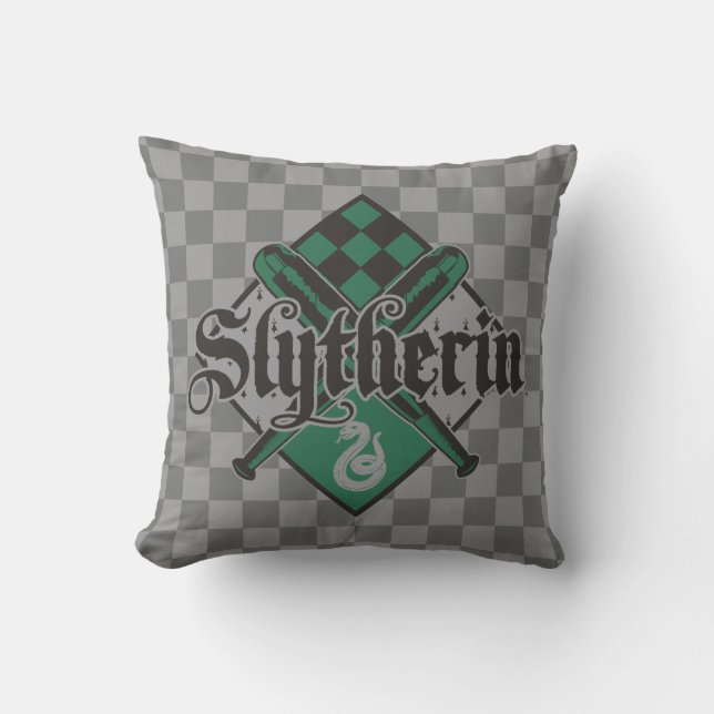 Harry Potter Slytherin | QUIDDITCH™ Crest Kissen (Vorderseite)