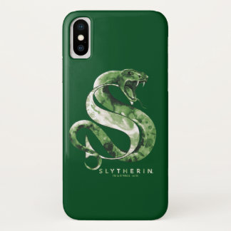 Harry Potter | SLYTHERIN™ Schlange Wasserfarbe Case-Mate iPhone Hülle