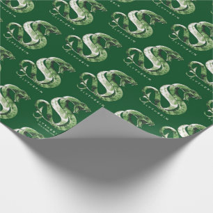 Harry Potter   SLYTHERIN™ Schlange Wasserfarbe Geschenkpapier
