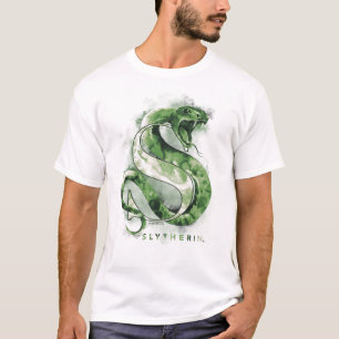 Harry Potter   SLYTHERIN™ Schlange Wasserfarbe T-Shirt
