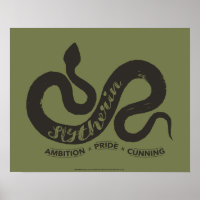Harry Potter | SLYTHERIN™ Silhouette Typografie