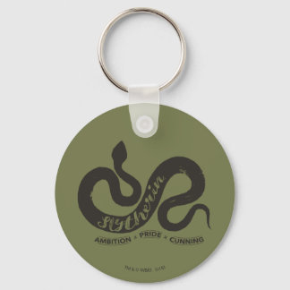 Harry Potter | SLYTHERIN™ Silhouette Typografie Schlüsselanhänger