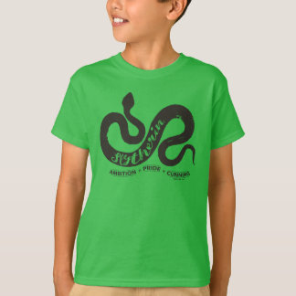 Harry Potter | SLYTHERIN™ Silhouette Typografie T-Shirt