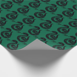Harry Potter   Slytherin Snake Icon Geschenkpapier