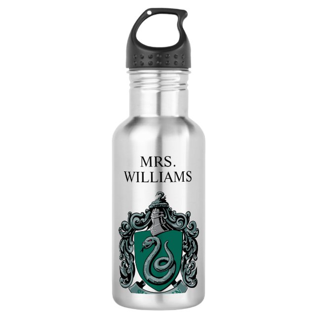 Harry Potter | Slytherin Teacher Personalisiert Edelstahlflasche (Vorderseite)