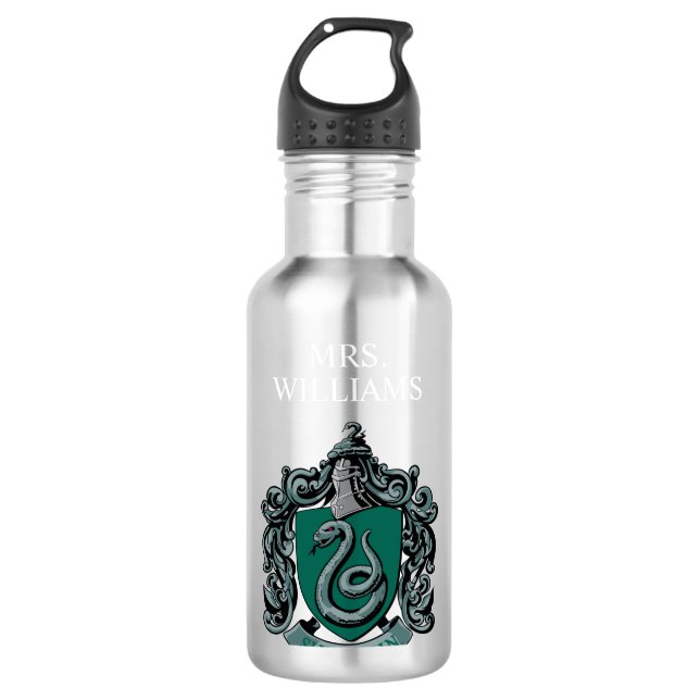 Harry Potter | Slytherin Teacher Personalisiert Edelstahlflasche (Vorderseite)
