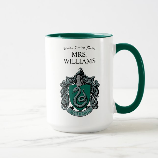 Harry Potter | Slytherin Teacher Personalisiert Tasse (Rechts)