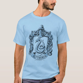 Harry Potter | Slytherin Wappen - Eisblau T-Shirt