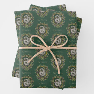 HARRY POTTER™   SLYTHERIN™ Wappen Geschenkpapier Set