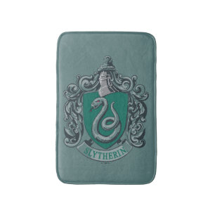 Harry Potter Slytherin Wappen Green Badematte