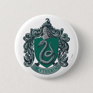 Harry Potter   Slytherin Wappen Green Button