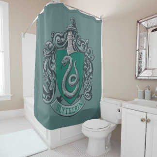 Harry Potter | Slytherin Wappen Green Duschvorhang