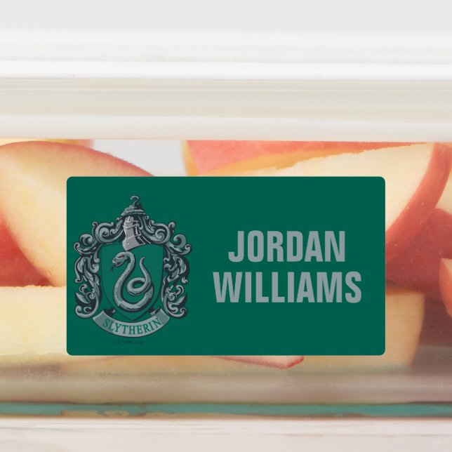 Harry Potter | Slytherin Wappen Green Etiketten (Befestigt)