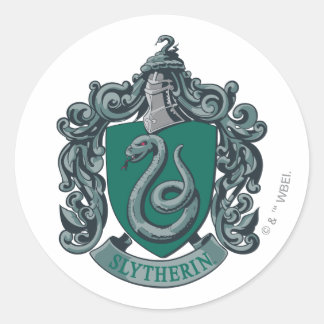 Harry Potter | Slytherin Wappen Green Runder Aufkleber