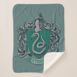 Harry Potter | Slytherin Wappen Green Sherpadecke