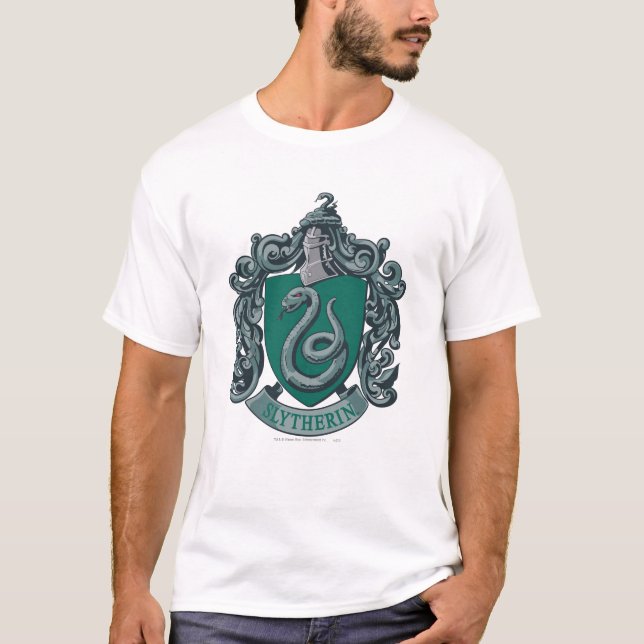 Harry Potter | Slytherin Wappen Green T-Shirt (Vorderseite)
