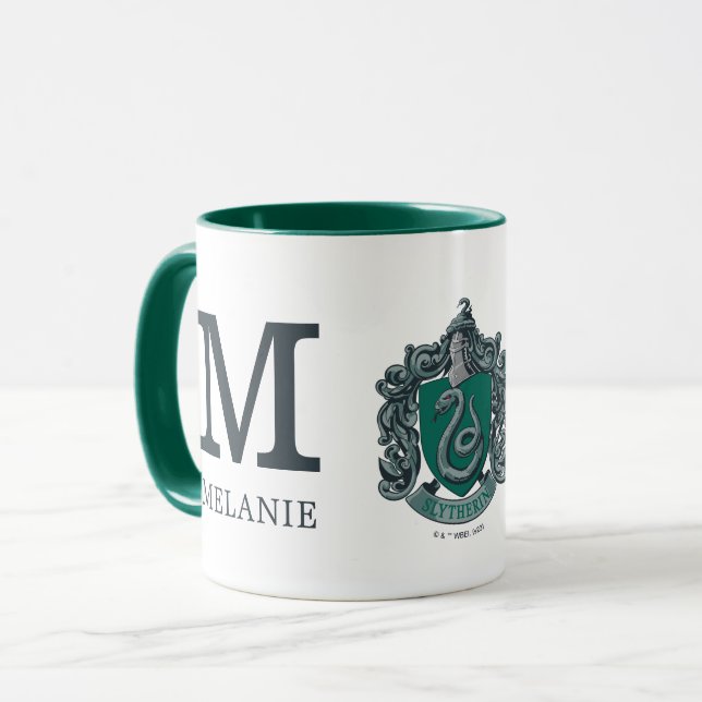 Harry Potter | Slytherin Wappen Green Tasse (Vorderseite Links)