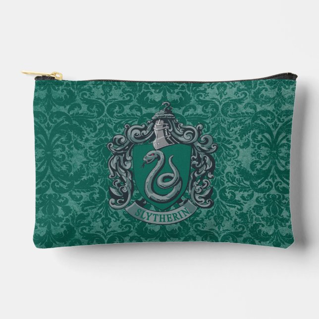 Harry Potter | Slytherin Wappen Green Zubehörtasche (Vorderseite)