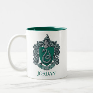 Harry Potter | Slytherin Wappen Green Zweifarbige Tasse