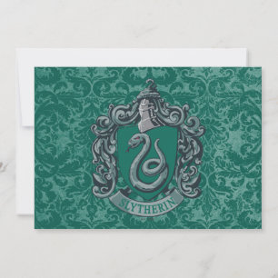Harry Potter   Slytherin-Wappen Grün Karte