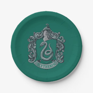 Harry Potter Slytherin-Wappen Grün Pappteller