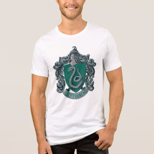 Harry Potter   Slytherin Wappen Grün Tri-Blend Shirt