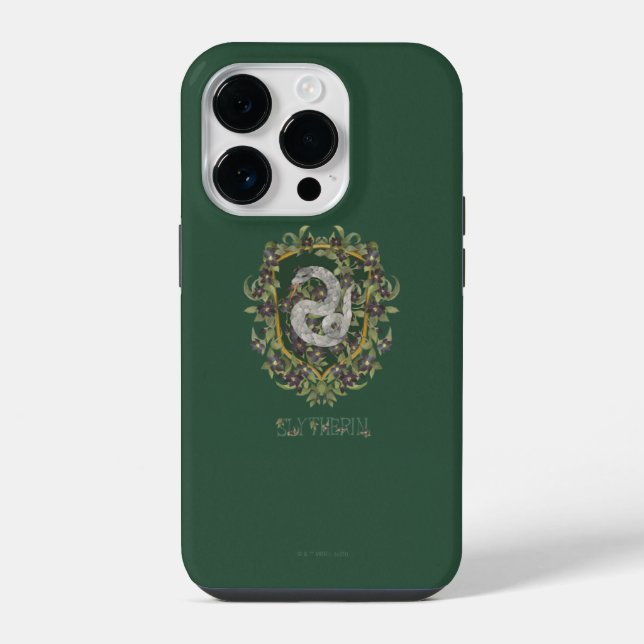 HARRY POTTER™ | SLYTHERIN™ Wappen iPhone Hülle (Rückseite)