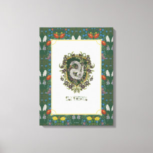 HARRY POTTER™   SLYTHERIN™ Wappen Leinwanddruck