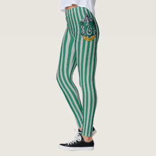 Harry Potter Slytherin-Wappen mit goldenem Banne Leggings