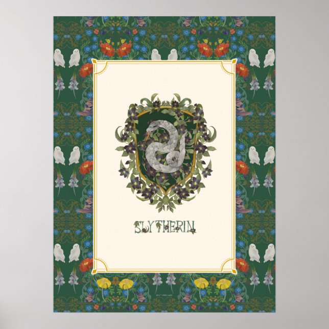 HARRY POTTER™ | SLYTHERIN™ Wappen Poster (Vorne)