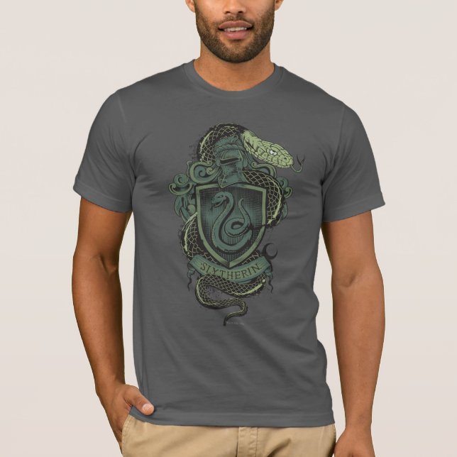 Harry Potter | Slytherin-Wappen T-Shirt (Vorderseite)