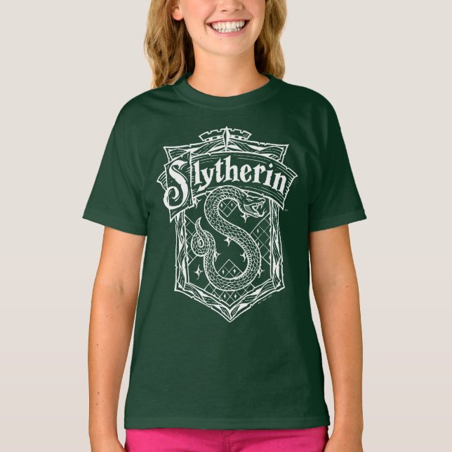 HARRY POTTER™ SLYTHERIN™ Wappen T-Shirt (Vorderseite)