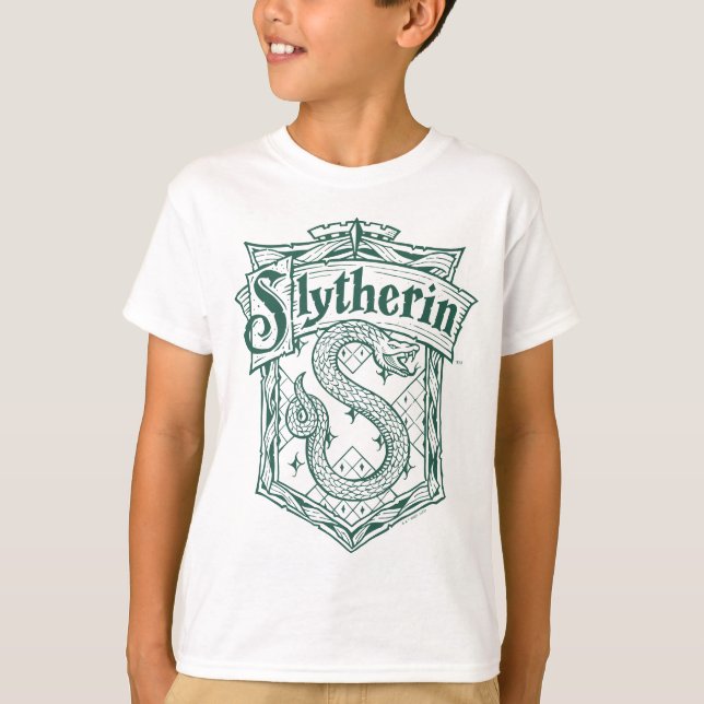 HARRY POTTER™ SLYTHERIN™ Wappen T - Shirt (Vorderseite)