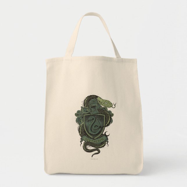 Harry Potter | Slytherin-Wappen Tragetasche (Vorne)