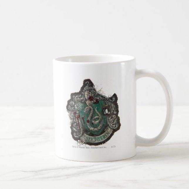 Harry Potter | Slytherin Wappen - Vintag Tasse (Rechts)