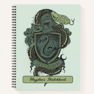 Harry Potter Slytherin-Wappenzeichnung Notizbuch