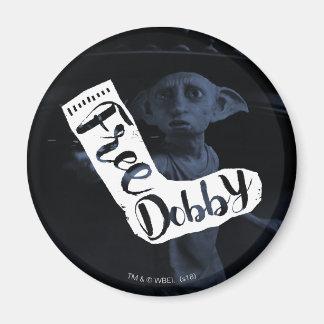 Harry Potter | Socken Typografie "Free Dobby" Magnet