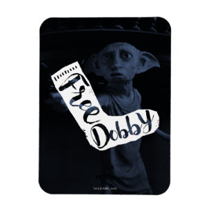 Harry Potter   Socken Typografie "Free Dobby" Magnet