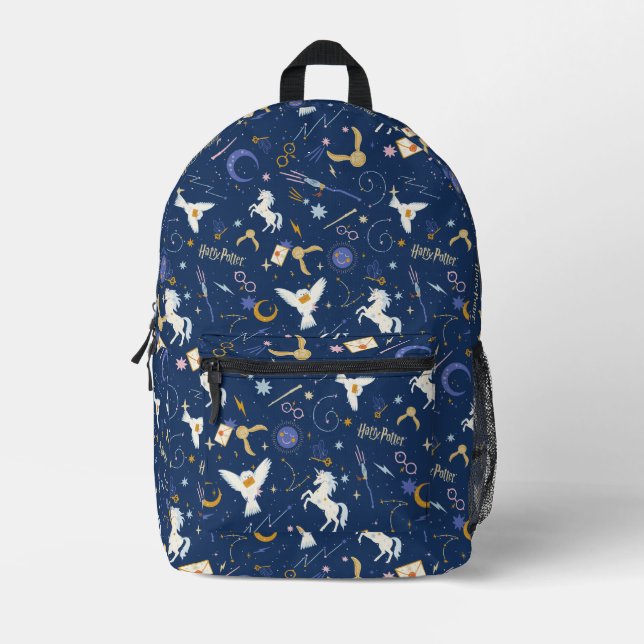 HARRY POTTER™ Sommersonnenwende-Icon-Muster Bedruckter Rucksack (Vorderseite)