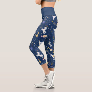 HARRY POTTER™ Sommersonnenwende-Icon-Muster Capri Leggings