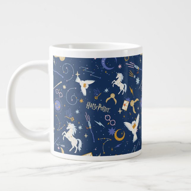 HARRY POTTER™ Sommersonnenwende-Icon-Muster Jumbo-Tasse (Links)