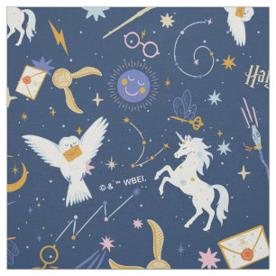 HARRY POTTER™ Sommersonnenwende-Icon-Muster Stoff